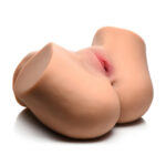 Squeezing and Vibrating Pussy and Ass Masturbator