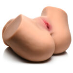 Squeezing and Vibrating Pussy and Ass Masturbator