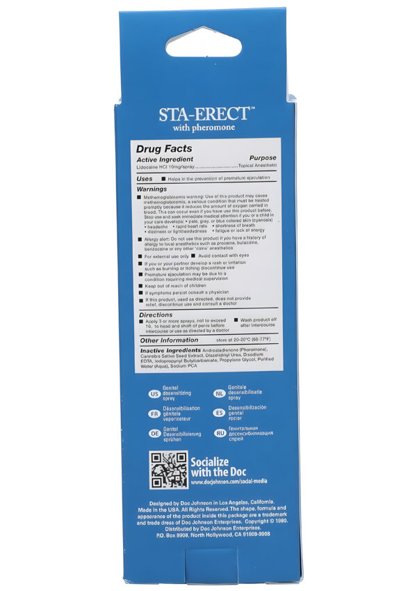 Sta Erect Delay Spray for Men