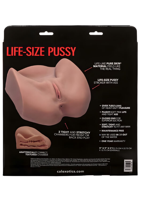 Stroke It Life Size Pussy Brown