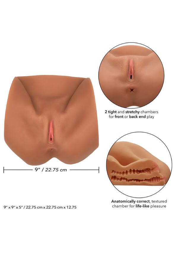 Stroke It Life Size Pussy Brown