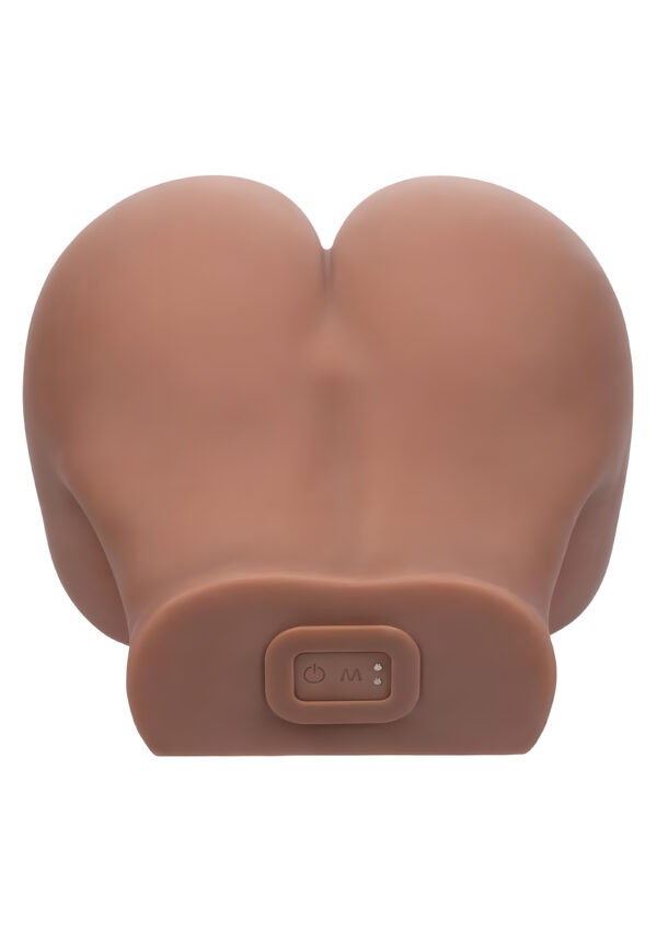 Stroke It Vibrating Twerking BBL Brown