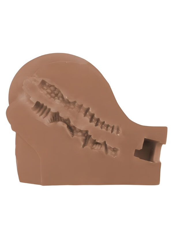 Stroke It Vibrating Twerking BBL Brown