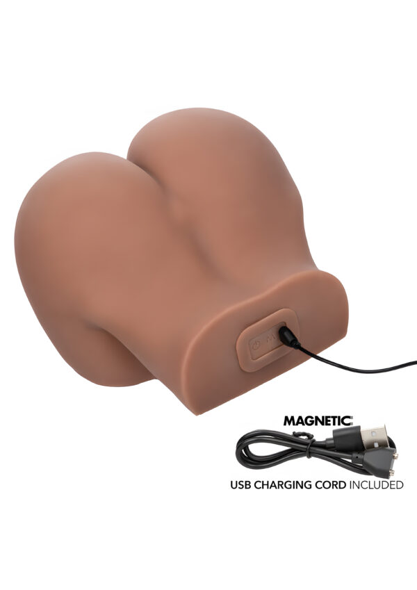 Stroke It Vibrating Twerking BBL Brown