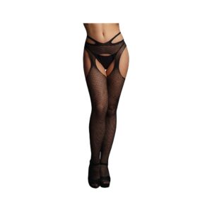Suspender Pantyhose With Strappy Waist