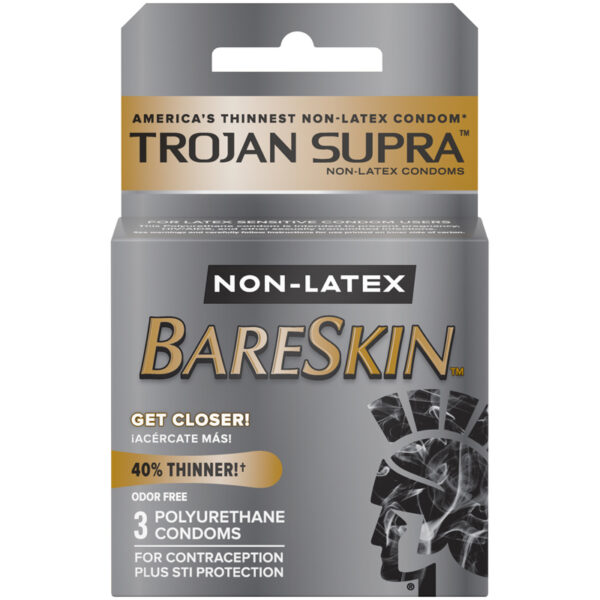 Trojan Bareskin Non-Latex Condoms