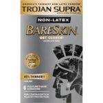 TROJAN™ Supra™ BARESKIN™ Non-Latex Lubricated Condoms 6 Pack