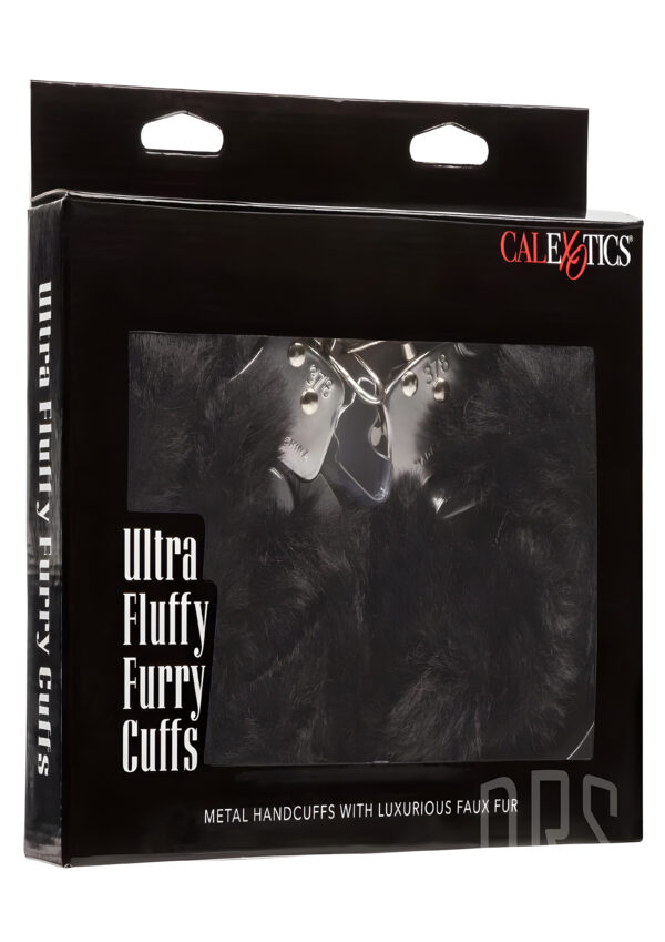 Ultra Fluffy Furry Cuffs Black