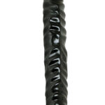 Veined Double Dong 12 Inch Black