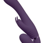 Vive Suki Rechargeable Silicone Vibrating Strapless Strap-On Rabbit