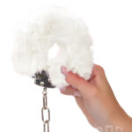 White Ultra Fluffy Furry Cuffs