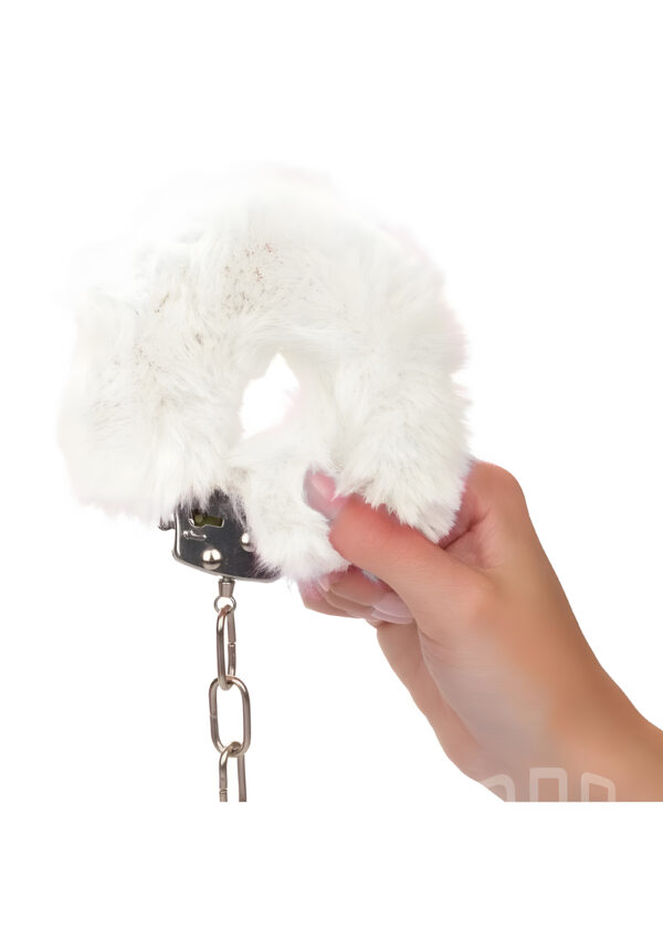 White Ultra Fluffy Furry Cuffs