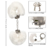 White Ultra Fluffy Furry Cuffs