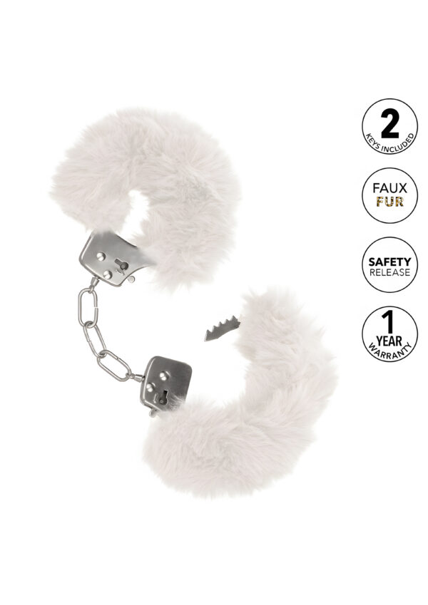 White Ultra Fluffy Furry Cuffs